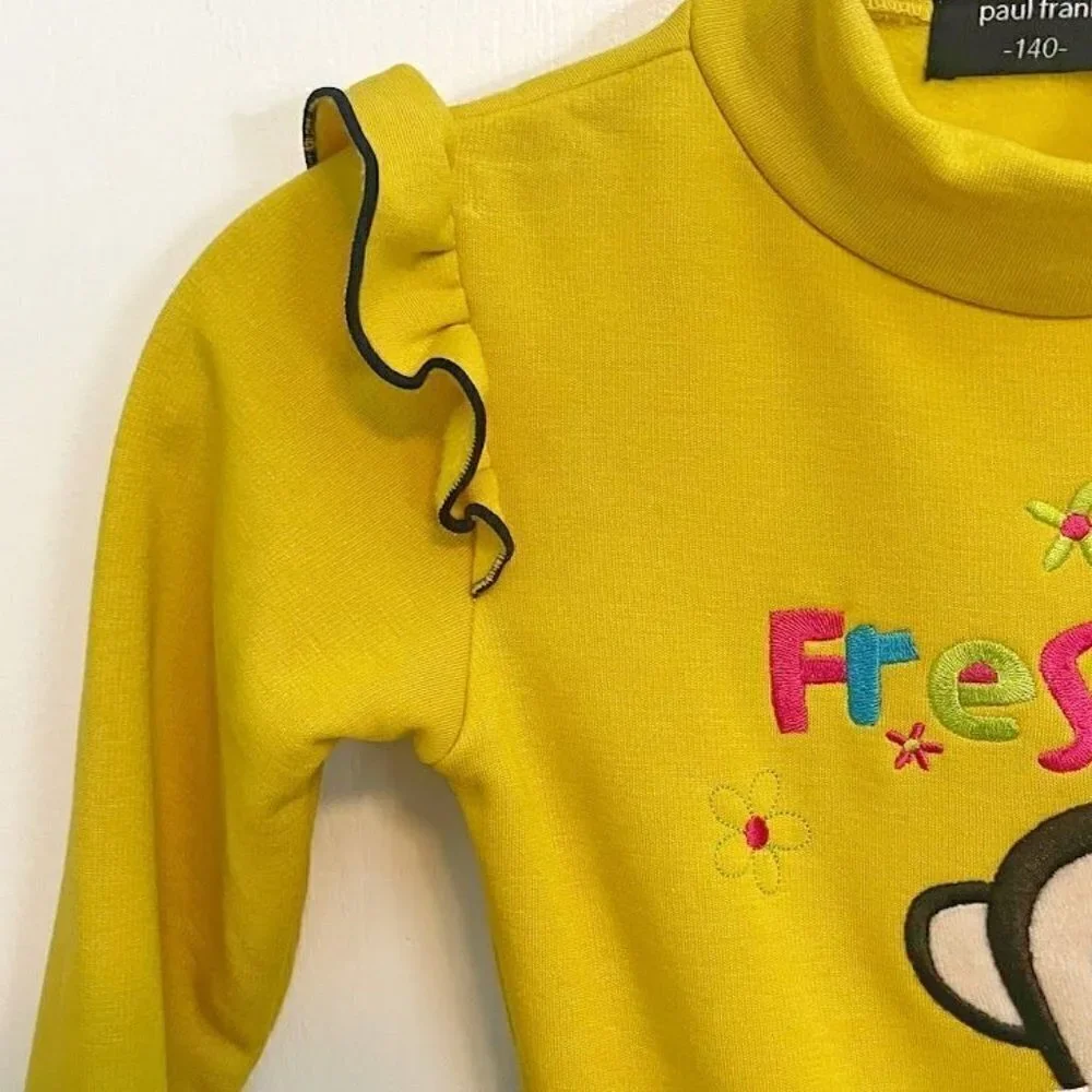 Paul Frank Fresh Girly Long Sleeve Polka Dot Tulle Cute Dress